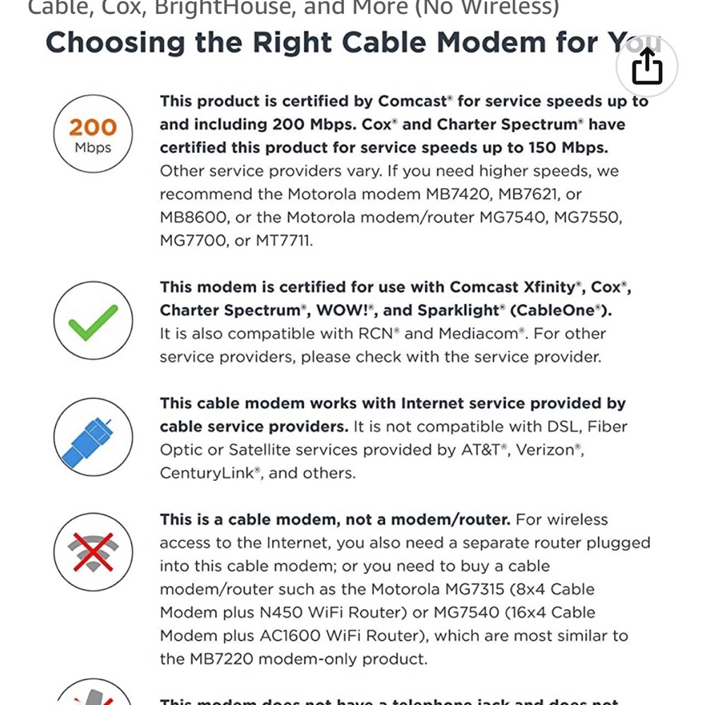 Cable Modem - Picture 7 of 7